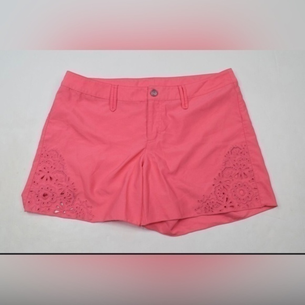 Athleta Coral Coastal Eyelet Shorts‎